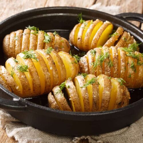 Hasselback Kartofler